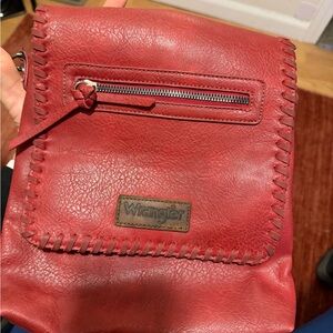 Wrangler Vibrant Red Crossbody Bag